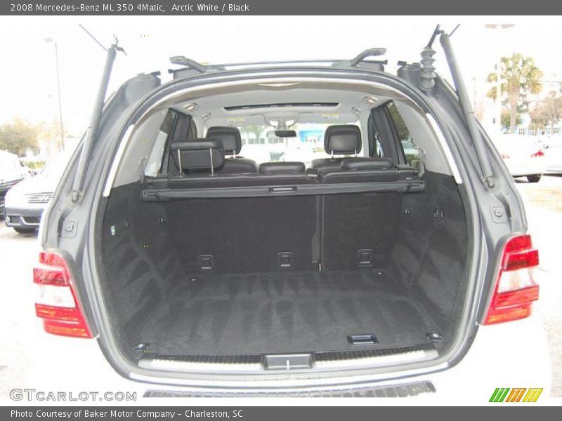 Arctic White / Black 2008 Mercedes-Benz ML 350 4Matic