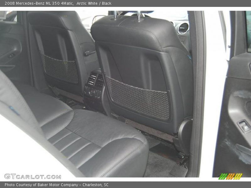 Arctic White / Black 2008 Mercedes-Benz ML 350 4Matic