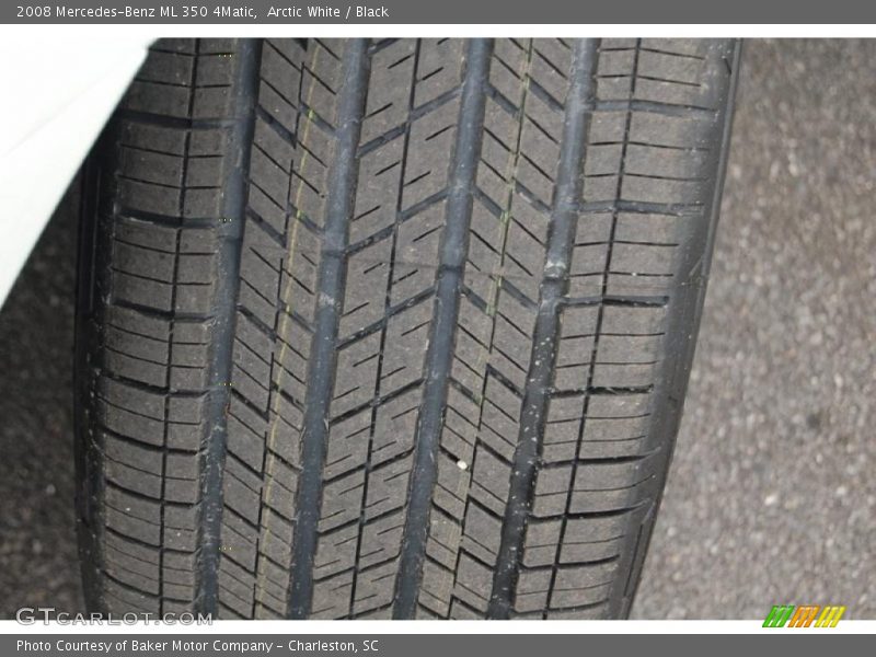 Arctic White / Black 2008 Mercedes-Benz ML 350 4Matic