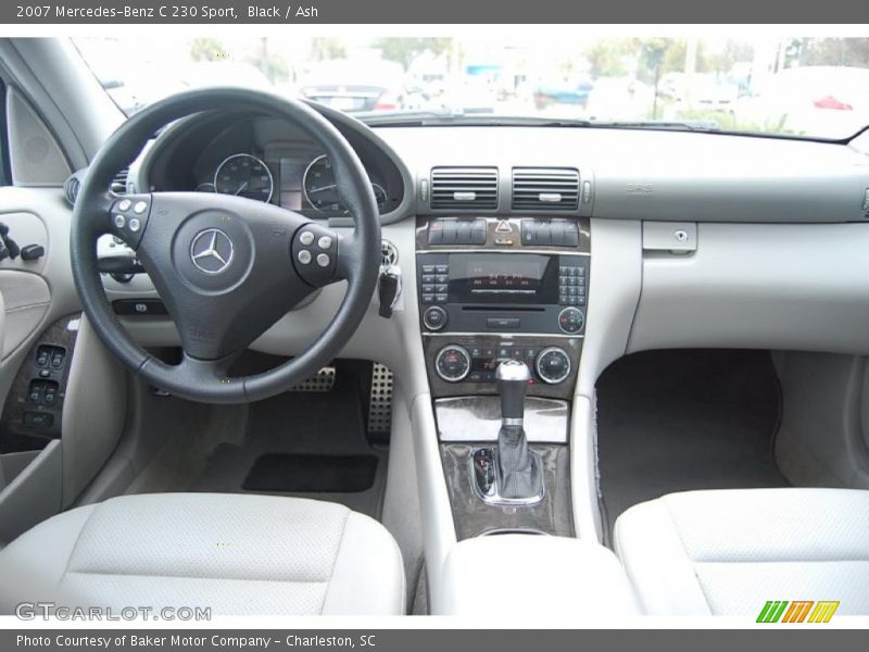 Black / Ash 2007 Mercedes-Benz C 230 Sport