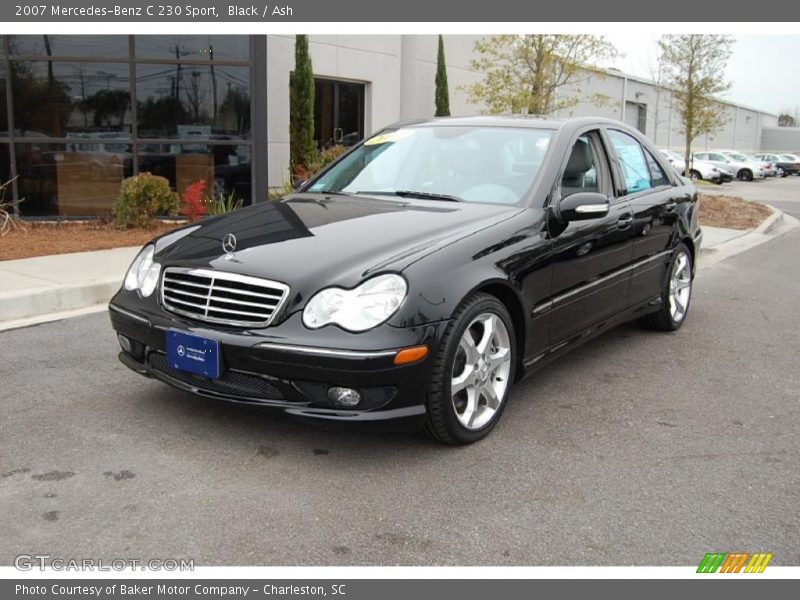 Black / Ash 2007 Mercedes-Benz C 230 Sport