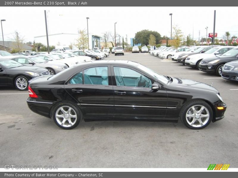 Black / Ash 2007 Mercedes-Benz C 230 Sport