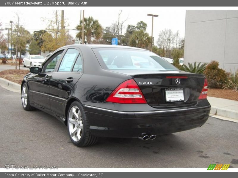 Black / Ash 2007 Mercedes-Benz C 230 Sport
