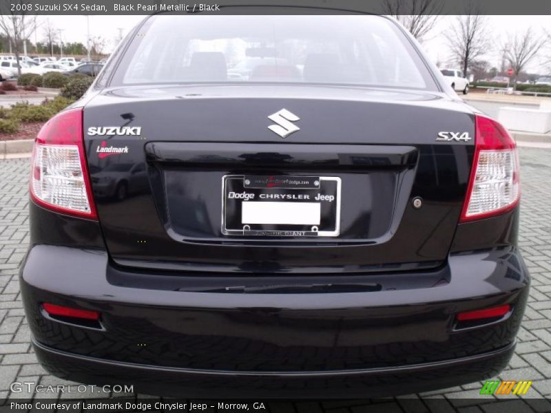 Black Pearl Metallic / Black 2008 Suzuki SX4 Sedan
