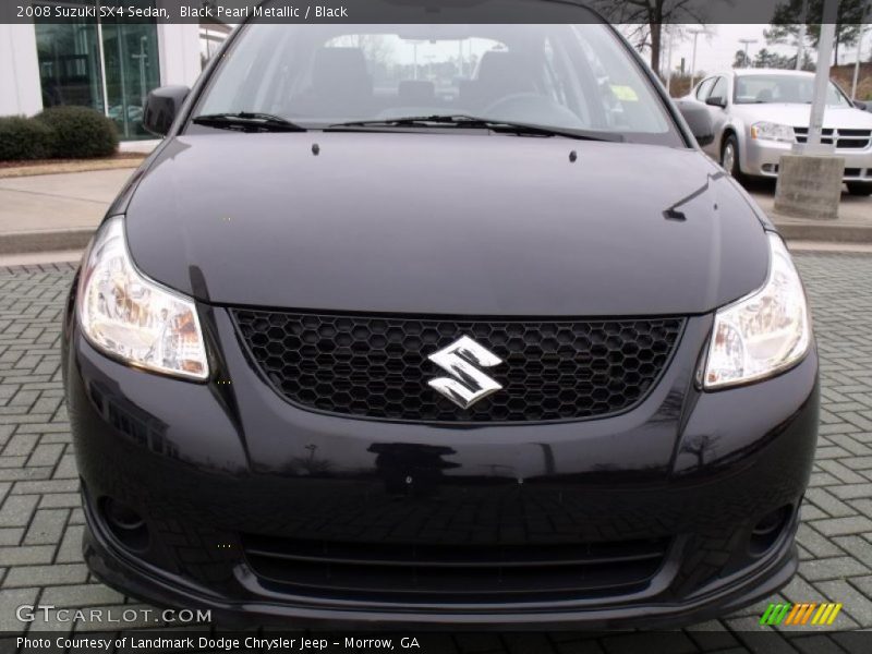 Black Pearl Metallic / Black 2008 Suzuki SX4 Sedan