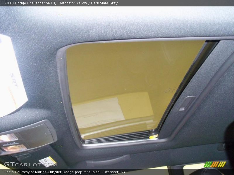 Detonator Yellow / Dark Slate Gray 2010 Dodge Challenger SRT8