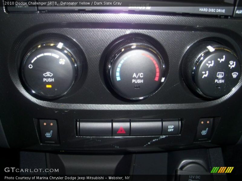 Detonator Yellow / Dark Slate Gray 2010 Dodge Challenger SRT8