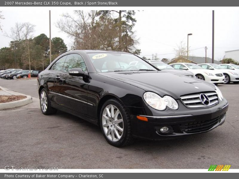 Black / Sport Stone/Black 2007 Mercedes-Benz CLK 350 Coupe