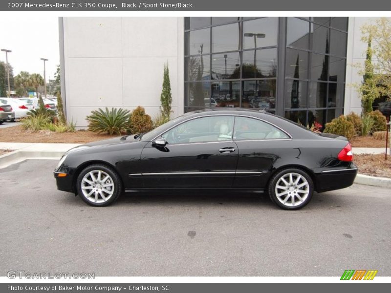Black / Sport Stone/Black 2007 Mercedes-Benz CLK 350 Coupe
