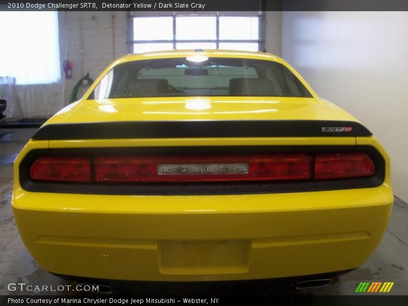 Detonator Yellow / Dark Slate Gray 2010 Dodge Challenger SRT8