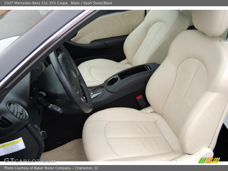 Black / Sport Stone/Black 2007 Mercedes-Benz CLK 350 Coupe