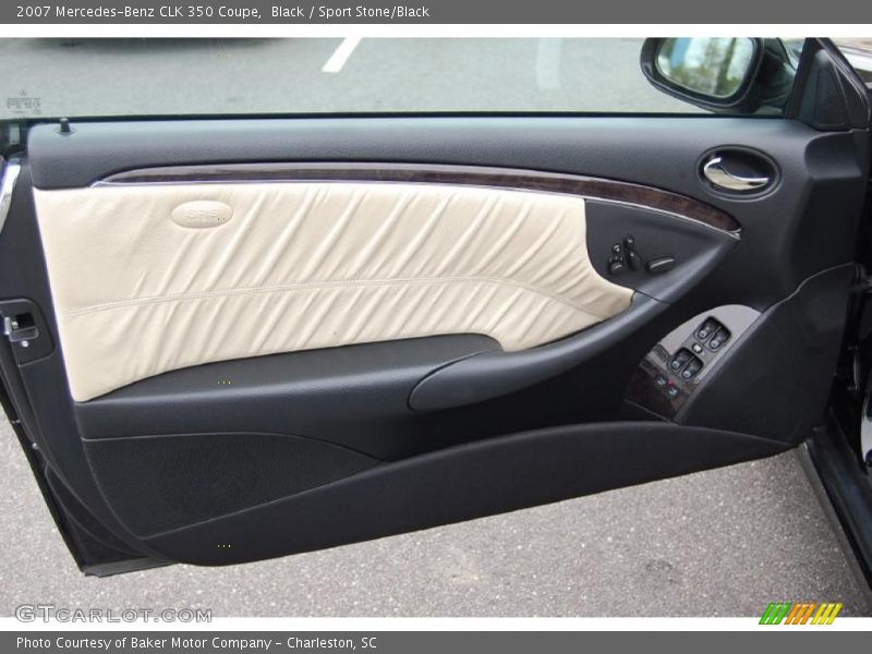 Black / Sport Stone/Black 2007 Mercedes-Benz CLK 350 Coupe