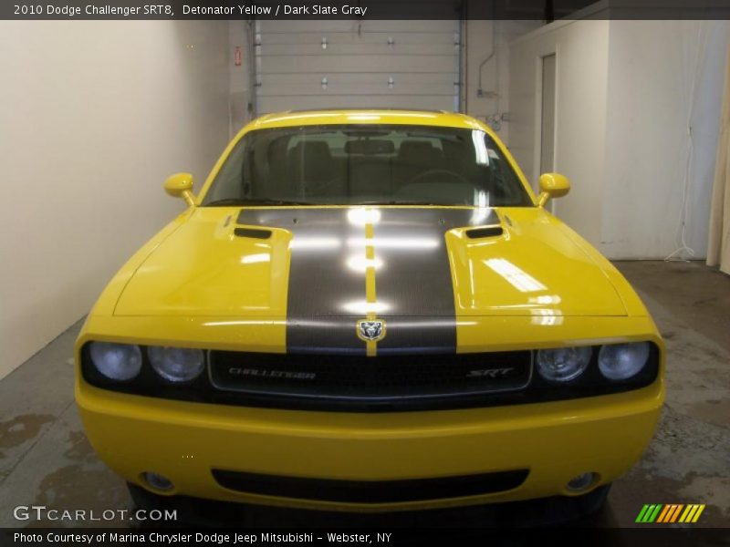 Detonator Yellow / Dark Slate Gray 2010 Dodge Challenger SRT8