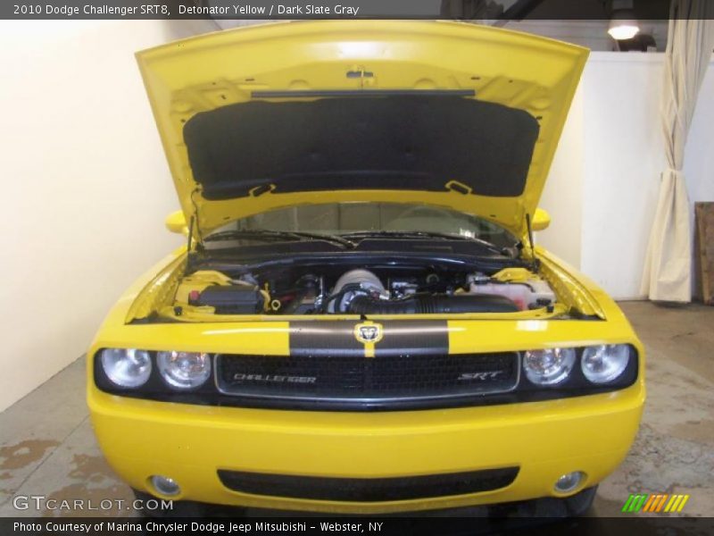 Detonator Yellow / Dark Slate Gray 2010 Dodge Challenger SRT8