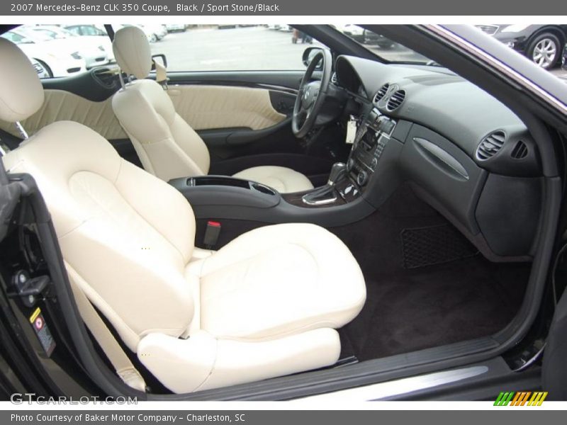 Black / Sport Stone/Black 2007 Mercedes-Benz CLK 350 Coupe