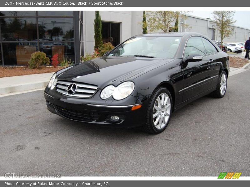 Black / Sport Stone/Black 2007 Mercedes-Benz CLK 350 Coupe