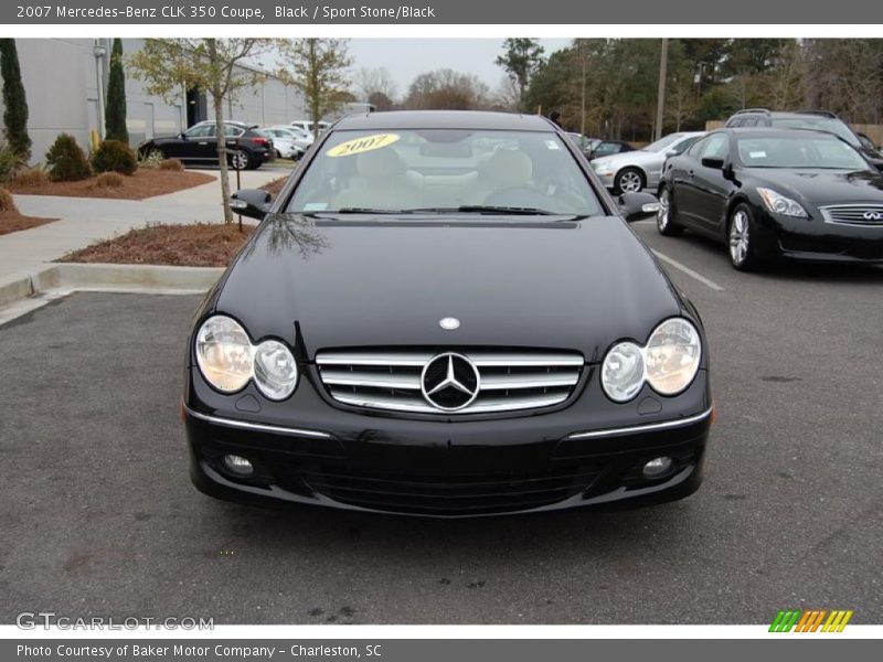 Black / Sport Stone/Black 2007 Mercedes-Benz CLK 350 Coupe