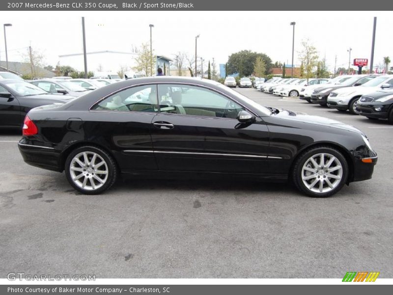 Black / Sport Stone/Black 2007 Mercedes-Benz CLK 350 Coupe