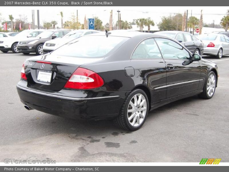 Black / Sport Stone/Black 2007 Mercedes-Benz CLK 350 Coupe