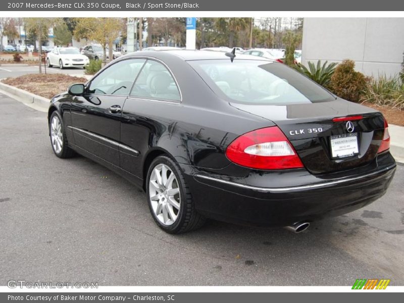 Black / Sport Stone/Black 2007 Mercedes-Benz CLK 350 Coupe