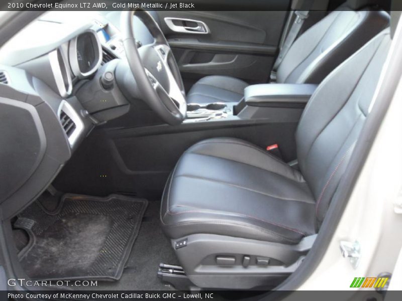 Gold Mist Metallic / Jet Black 2010 Chevrolet Equinox LTZ AWD