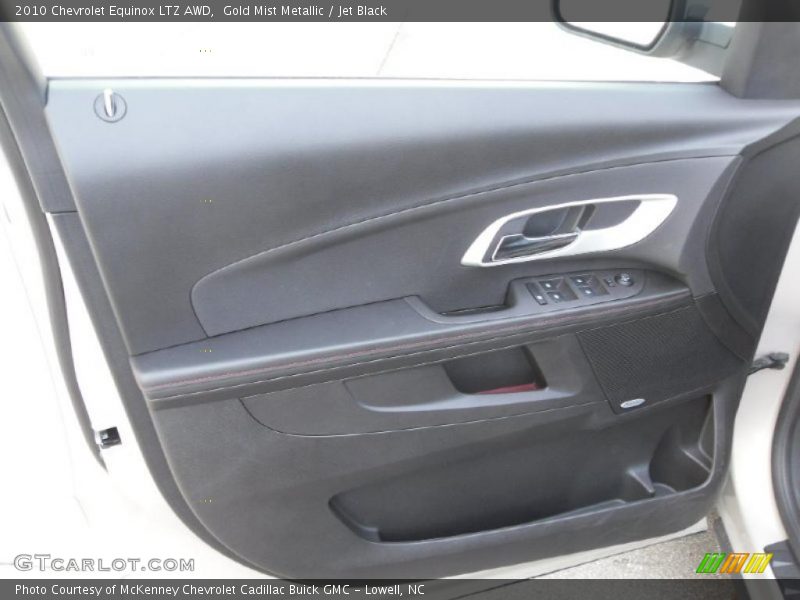 Gold Mist Metallic / Jet Black 2010 Chevrolet Equinox LTZ AWD