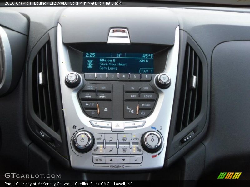 Gold Mist Metallic / Jet Black 2010 Chevrolet Equinox LTZ AWD
