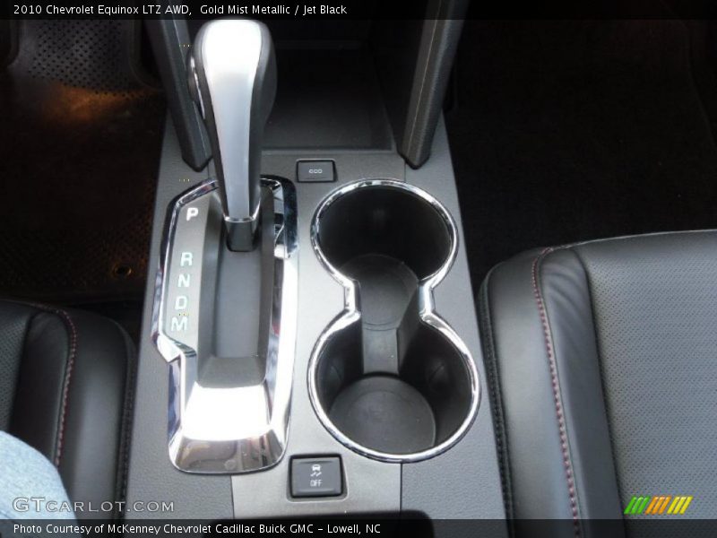Gold Mist Metallic / Jet Black 2010 Chevrolet Equinox LTZ AWD