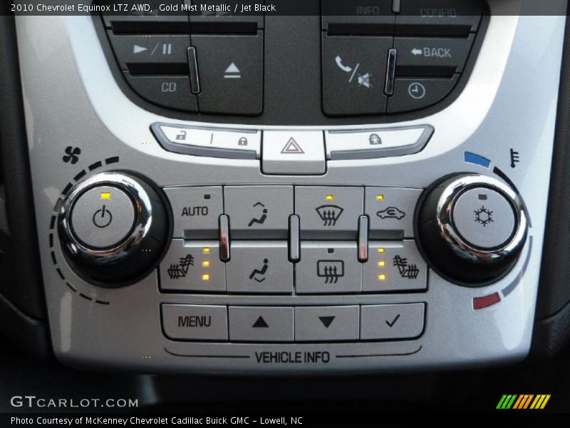 Gold Mist Metallic / Jet Black 2010 Chevrolet Equinox LTZ AWD
