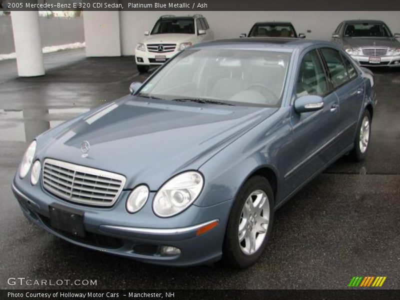 Platinum Blue Metallic / Ash 2005 Mercedes-Benz E 320 CDI Sedan