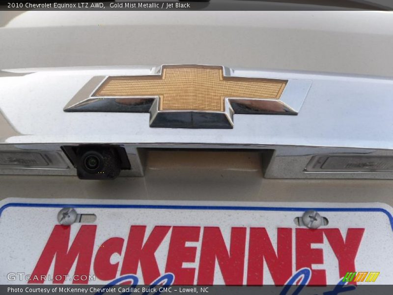 Gold Mist Metallic / Jet Black 2010 Chevrolet Equinox LTZ AWD