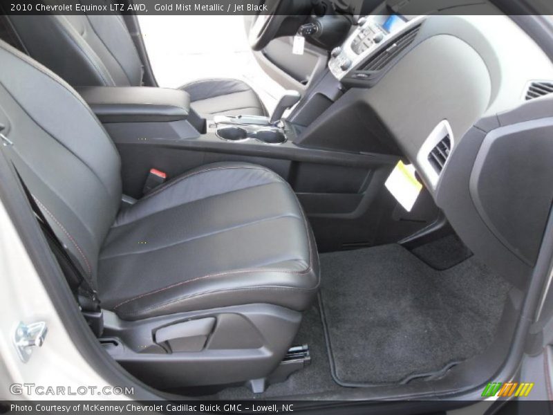 Gold Mist Metallic / Jet Black 2010 Chevrolet Equinox LTZ AWD