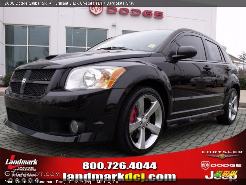 Brilliant Black Crystal Pearl / Dark Slate Gray 2008 Dodge Caliber SRT4