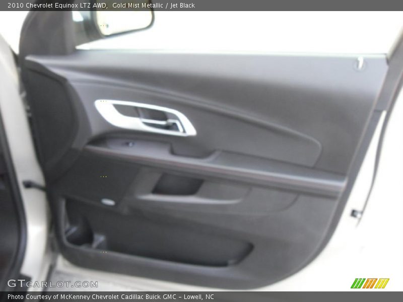 Gold Mist Metallic / Jet Black 2010 Chevrolet Equinox LTZ AWD