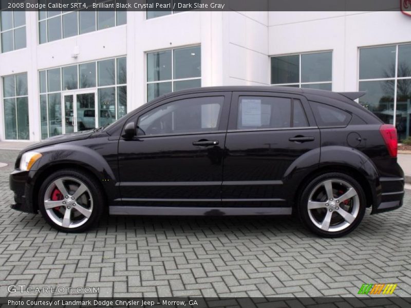 Brilliant Black Crystal Pearl / Dark Slate Gray 2008 Dodge Caliber SRT4