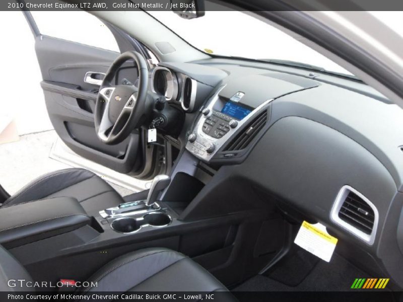 Gold Mist Metallic / Jet Black 2010 Chevrolet Equinox LTZ AWD