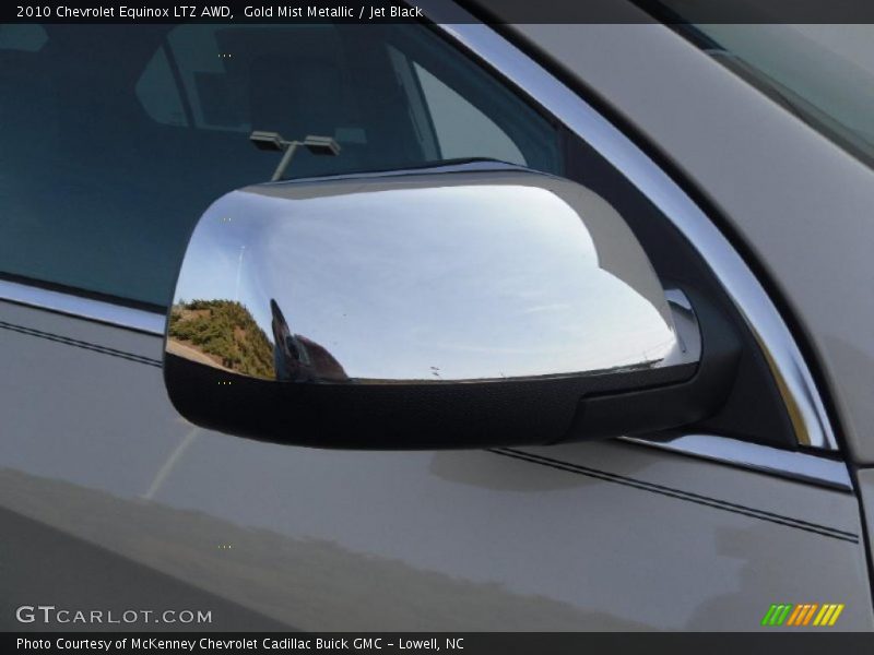 Gold Mist Metallic / Jet Black 2010 Chevrolet Equinox LTZ AWD