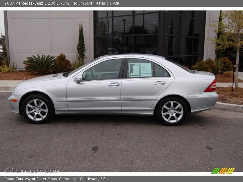 Iridium Silver Metallic / Ash 2007 Mercedes-Benz C 280 Luxury