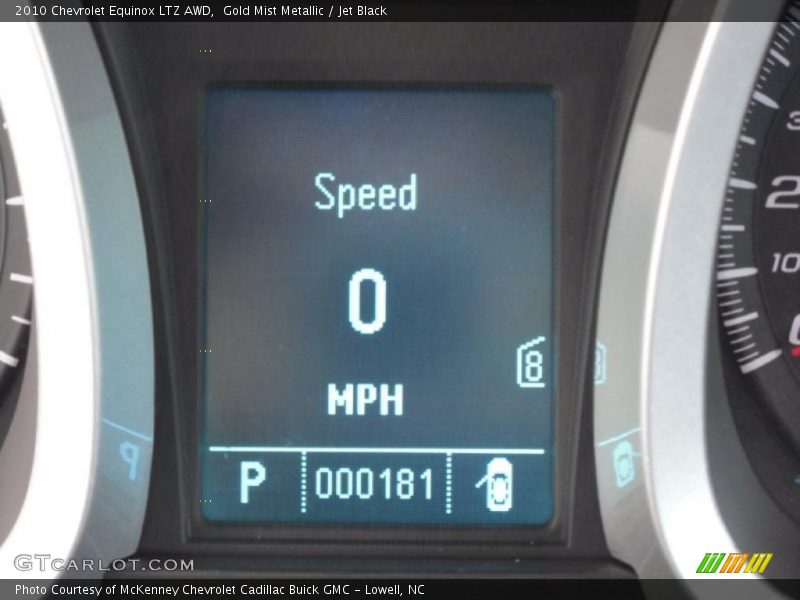 Gold Mist Metallic / Jet Black 2010 Chevrolet Equinox LTZ AWD