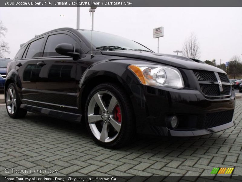 Brilliant Black Crystal Pearl / Dark Slate Gray 2008 Dodge Caliber SRT4