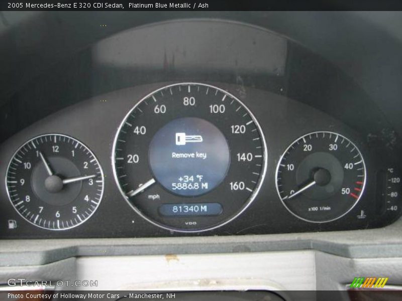 Platinum Blue Metallic / Ash 2005 Mercedes-Benz E 320 CDI Sedan