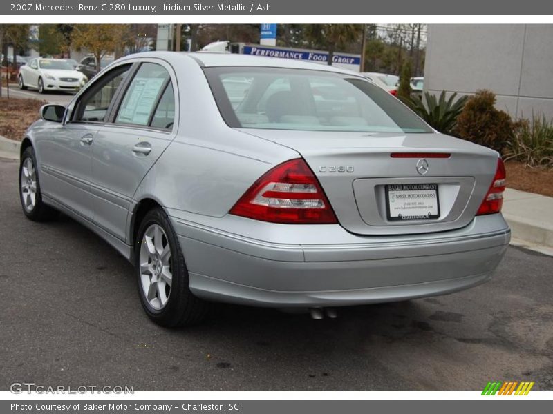Iridium Silver Metallic / Ash 2007 Mercedes-Benz C 280 Luxury