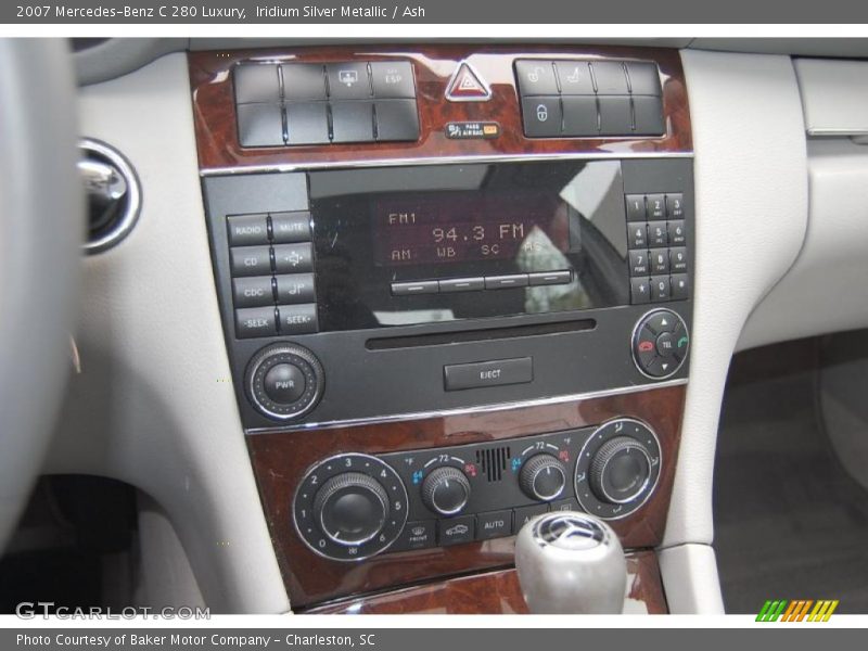 Iridium Silver Metallic / Ash 2007 Mercedes-Benz C 280 Luxury