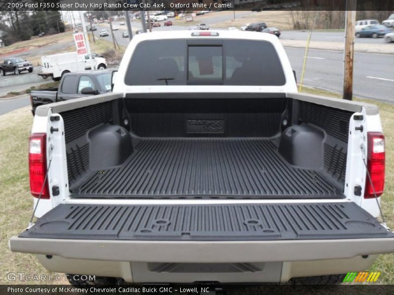 Oxford White / Camel 2009 Ford F350 Super Duty King Ranch Crew Cab 4x4