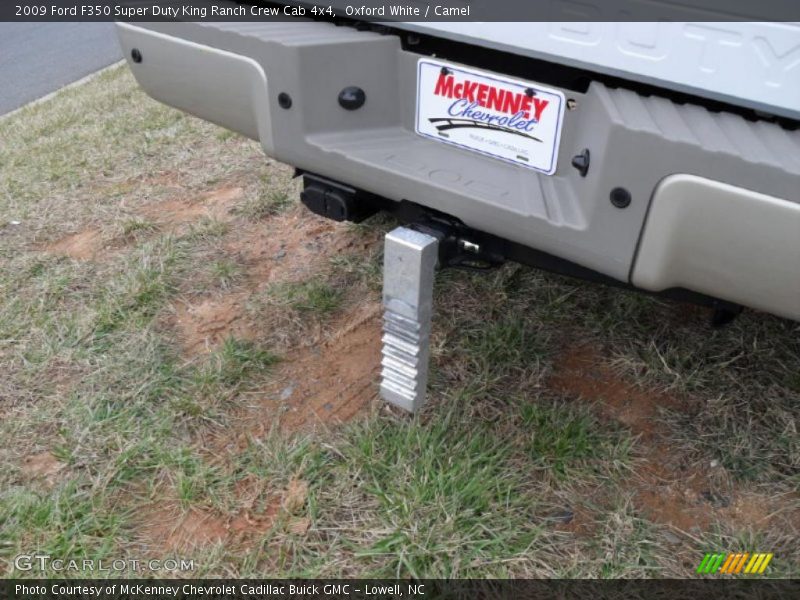 Oxford White / Camel 2009 Ford F350 Super Duty King Ranch Crew Cab 4x4