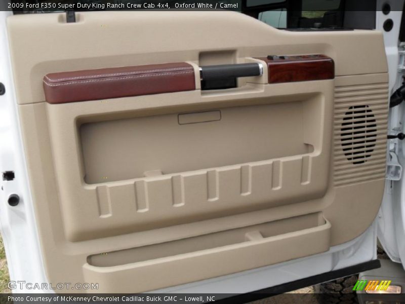 Oxford White / Camel 2009 Ford F350 Super Duty King Ranch Crew Cab 4x4