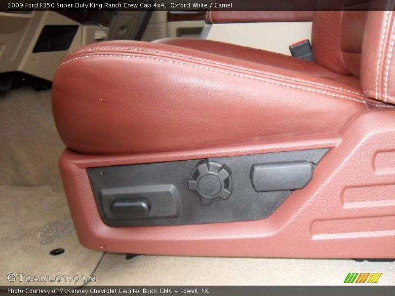 Oxford White / Camel 2009 Ford F350 Super Duty King Ranch Crew Cab 4x4