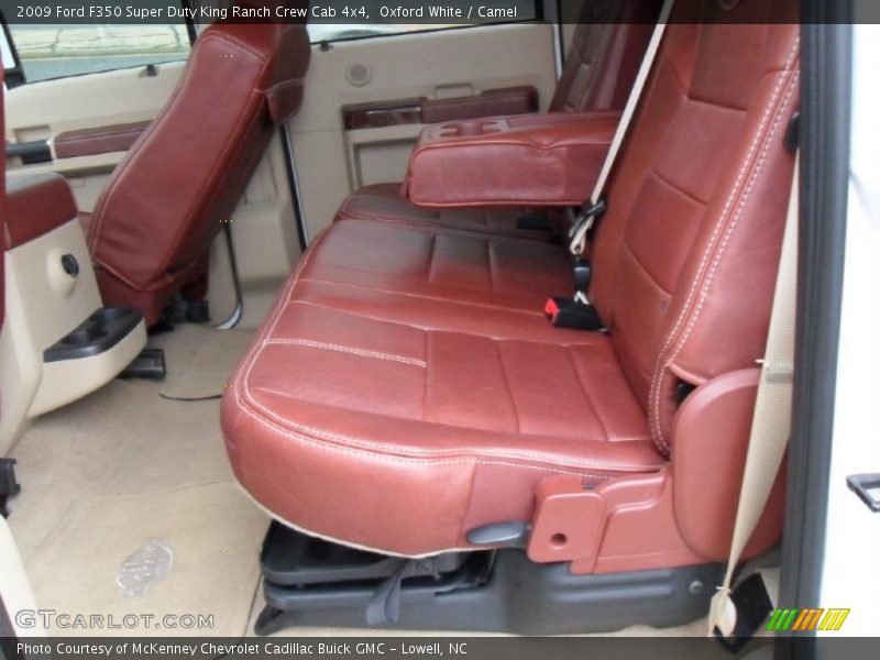 Oxford White / Camel 2009 Ford F350 Super Duty King Ranch Crew Cab 4x4