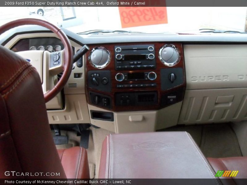 Oxford White / Camel 2009 Ford F350 Super Duty King Ranch Crew Cab 4x4