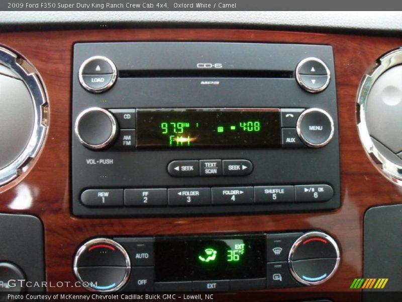 Oxford White / Camel 2009 Ford F350 Super Duty King Ranch Crew Cab 4x4
